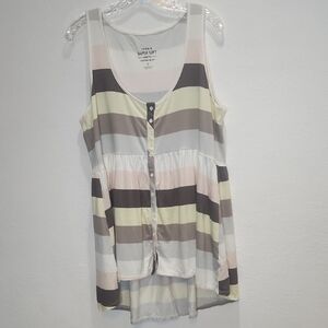Torrid EUC Size 1 Striped Tank Top - Multicolor